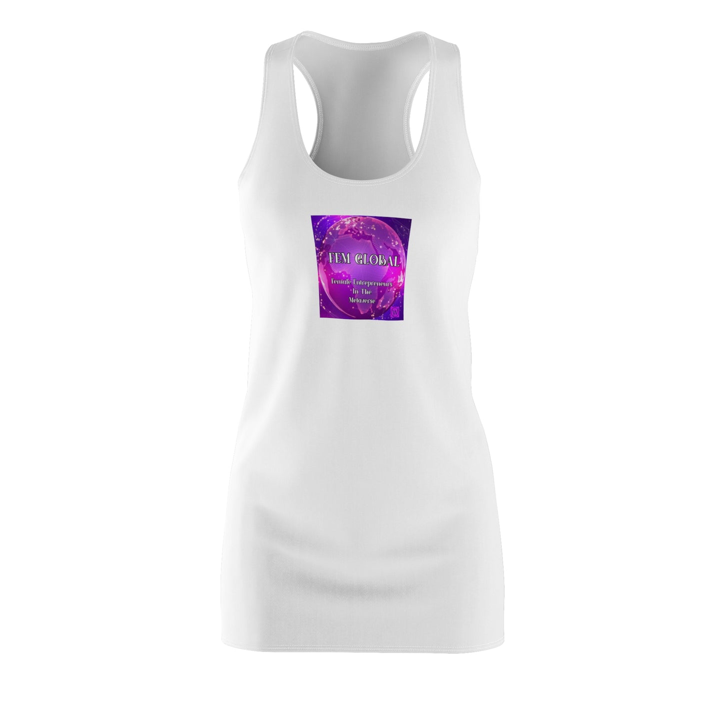 Women's Cut & Sew Racerback Dress (AOP)