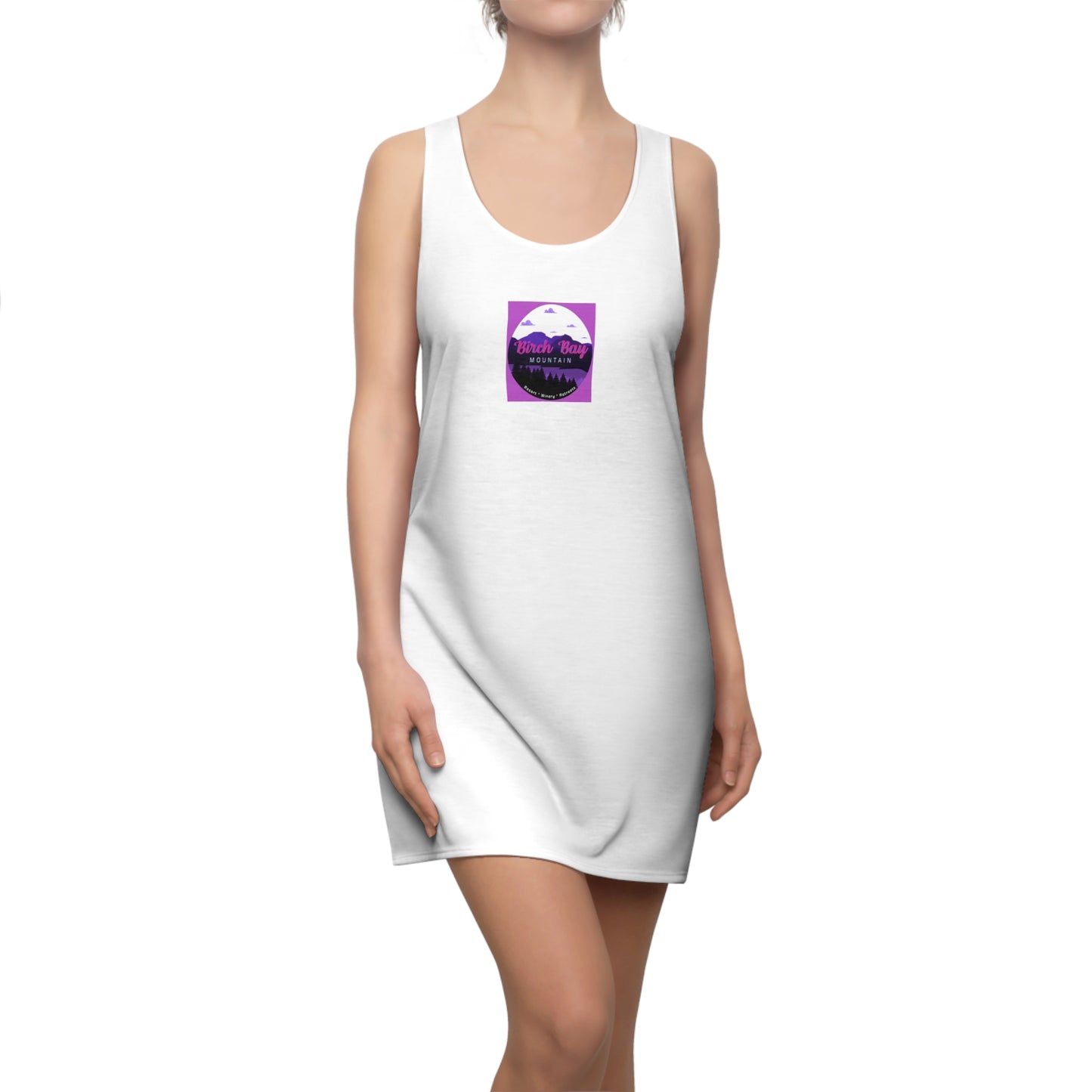 Women's Cut & Sew Racerback Dress (AOP)